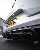 Zaero Design VW Golf GTI Mk7.5 EVO-1 Gloss Black Rear Diffuser | ZA-GOLF-75-GTI-DF-6