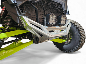 Elektric Offroad 2022-2025 Polaris Rzr Pro R/ Pro S/Turbo R Billet Front Winch Bumper Anodized Clear - 0
