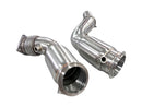 MAD BMW S55 Catted Downpipes M2C M3 M4 W/ Flex Section-2