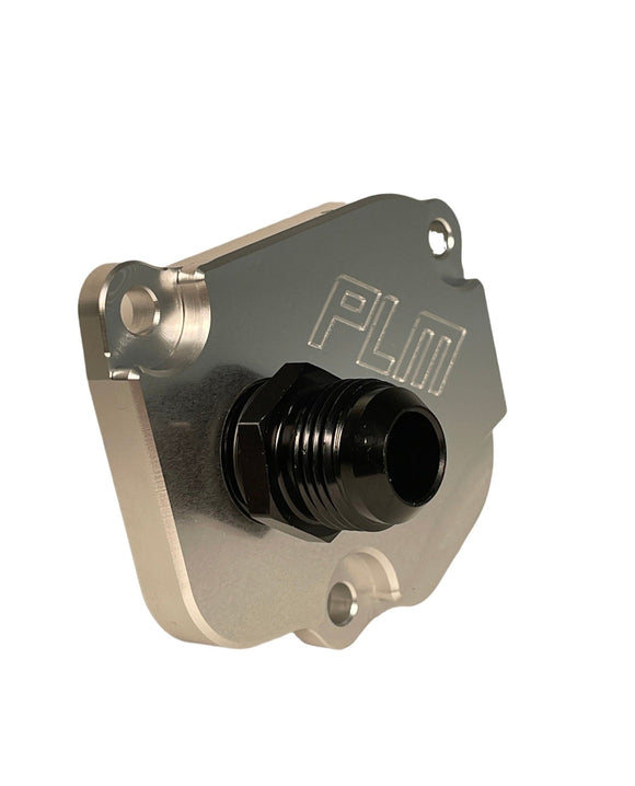 Precision Works Timing Chain Vented Tensioner Cover Plate AN10 Oil Return Honda K-Series