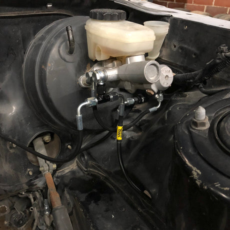 Chase Bays 93-98 Toyota Supra JZA80 (w/OE MC / LHD) Brake Line Relocation - 0