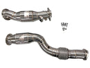 MAD BMW S58 Catted Downpipes M2 M3 M4 G87 G80 G82 G83 W/ Flex Section-1