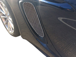 Zunsport Porsche 718 Boxster And Cayman Full Grille Set - Silver Finish
