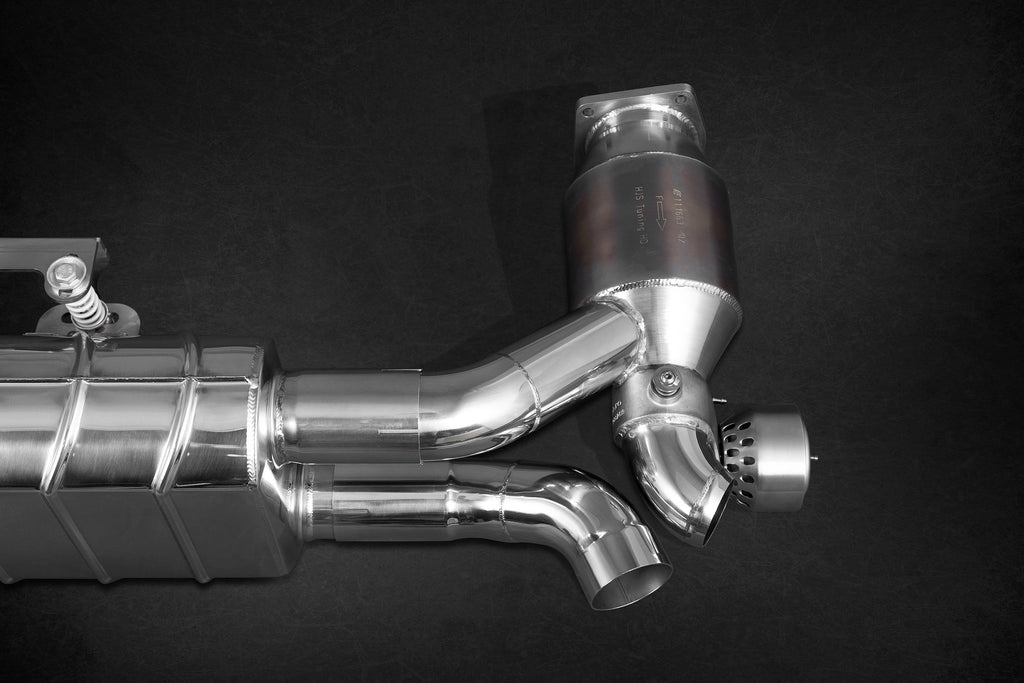 Porsche 991 And 991.2 Turbo/Turbo S Valved Exhaust & 200 Cell Sport Cats (With CES-3 Remote)