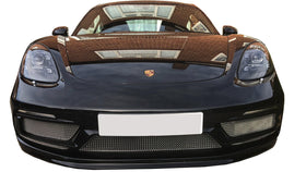 Zunsport Porsche 718 Boxster / Cayman Full Grille Set - Silver Finish