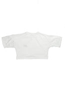 A black Audi t-shirt for men. Photo is the back of the shirt with an embroidered Martini R13 Porsche 911 Carrera RSR 2.1 Turbo. Fabric composition is a polyester, and cotton mix. The material is very soft, stretchy, non-transparent. The style of this shirt is short sleeve, with a crewneck neckline.