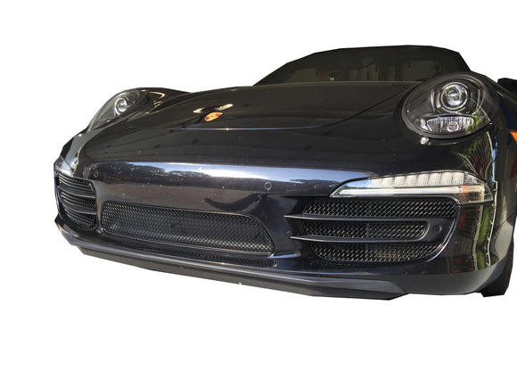 Zunsport Porsche Carrera 991 C4S Full Front Grille Set - Black finish