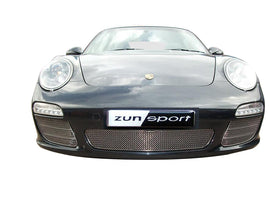 Zunsport Porsche Carrera 997.2 C4 + C4S Full Front Grille Set (Manual /Tip)  - Silver finish