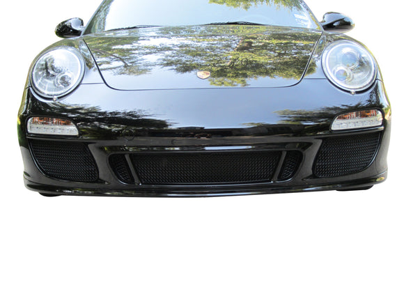 Zunsport Porsche Carrera 997.2 GTS Full Front Grille Set - Black finish