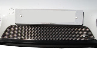 Zunsport Porsche Cayman 981 (Manual/PDK without Sensors) Front Grille Set - Silver finish