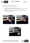 Zunsport Porsche Cayman 987.2 - Rear Grille Set (pair) Black ZPR27309B-3