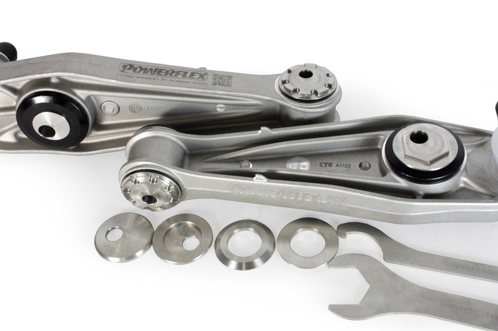 PowerFlex Porsche Track Control Arm Pair (997/987 Front) - Adjustable