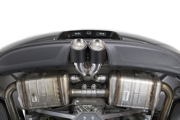 Fabspeed Porsche 718 Boxster/Cayman Maxflo True X-Pipe with Dual Tips (2017+)