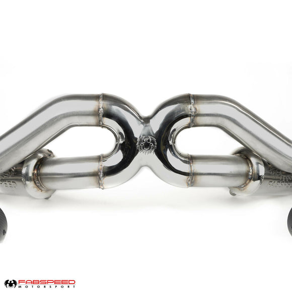 Fabspeed Porsche 718 GT4 / GTS / Spyder Valvetronic X-Pipe Exhaust System (2020+)