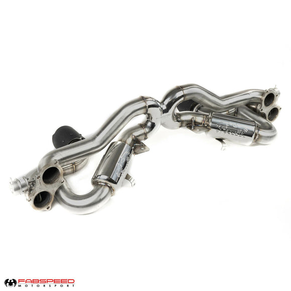 Fabspeed Porsche 718 GT4 / GTS / Spyder Valvetronic X-Pipe Exhaust System (2020+)