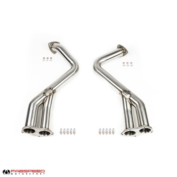 Fabspeed Porsche 718 GT4 / GTS / Spyder Over Axle Link Pipes (2020+)