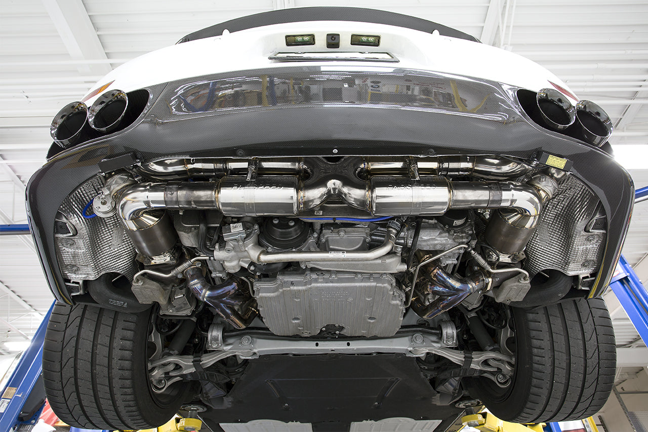 Fabspeed Porsche 991 Turbo / Turbo S Valvetronic Supersport X-Pipe Exhaust System (2013-2016)