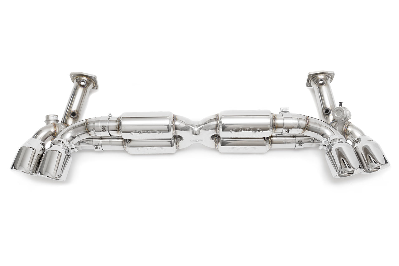 Fabspeed Porsche 991 Turbo / Turbo S Valvetronic Supersport X-Pipe Exhaust System (2013-2016) - 0
