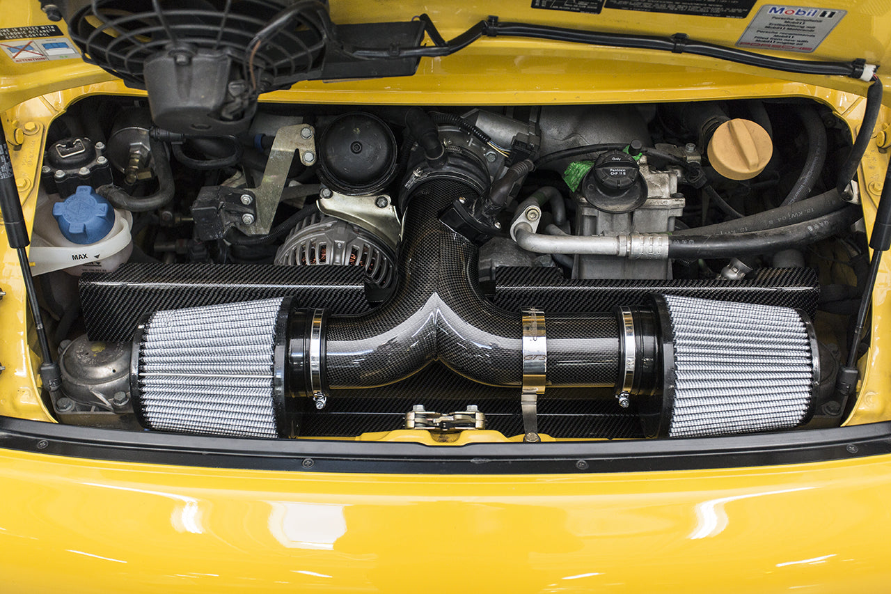 Fabspeed Porsche 996 GT3 Carbon Fiber Competition Air Intake (1999-2005) - 0