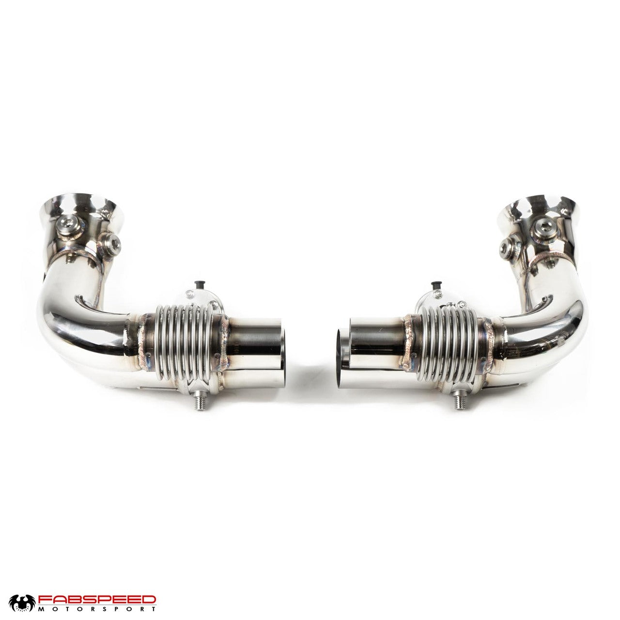 Fabspeed Porsche 991 GT3 / GT3 RS Side Muffler Bypass Pipes (2014-2016) - 0