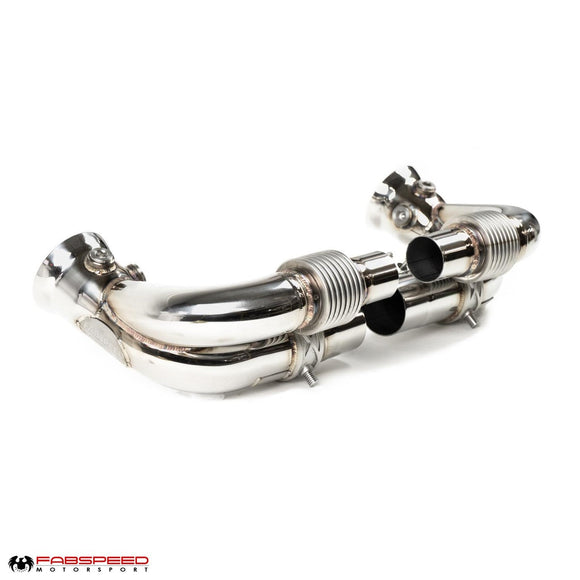 Fabspeed Porsche 997 GT3 / GT3 RS Side Muffler Bypass Pipes