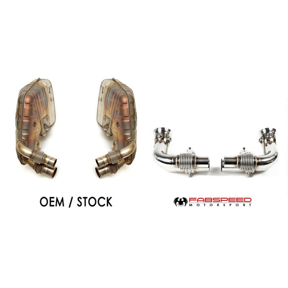 Fabspeed Porsche 997.2 GT3 / GT3 RS Long Tube Competition Race Header System (2010-2011)