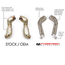 Fabspeed McLaren GT Cat Bypass Pipes (2020+)-2