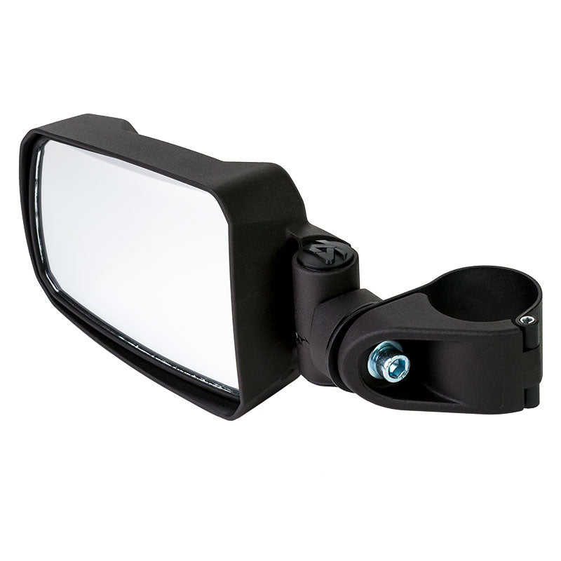 Pursuit Side View Mirror (Pair – Cast Aluminium) – 2″ Round Tube - 0