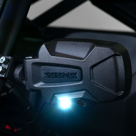 Seizmik 04+ Can Am/ Hon/ Kaw/ Polaris/ Yamaha Pursuit Night Vision LED Sideview Mirror 2 in.