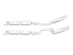 Ferrari 365 GTC 4 Stainless Steel Exhaust System (1971-72)