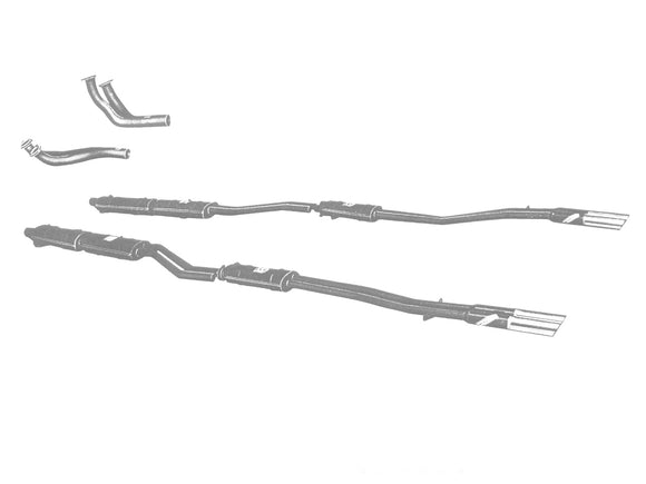 Ferrari 330 America Stainless Steel Exhaust (1964-65)
