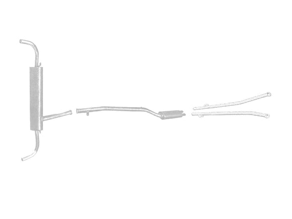 Maserati Quattroporte Series 1 Stainless Steel Exhaust (1963-71)