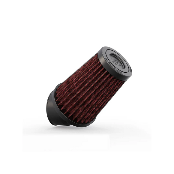 K&N Universal Rubber Filter Round Tapered 3in Base OD x 2in Top OD x 4in H - 73-78 Honda ATC90
