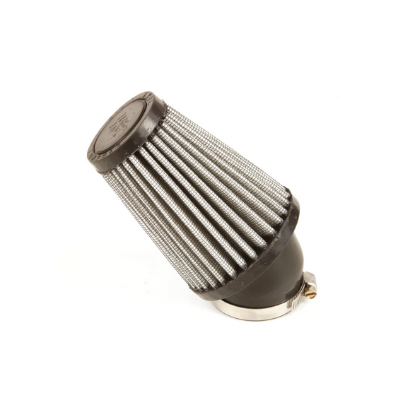 K&N Universal Rubber Filter Round Tapered 3in Base OD x 2in Top OD x 4in H - 73-78 Honda ATC90
