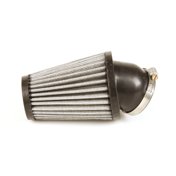 K&N Universal Rubber Filter Round Tapered 3in Base OD x 2in Top OD x 4in H - 73-78 Honda ATC90