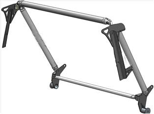 BK B- PILLAR BRACE SYSTEM- W/O R-1025 HARNESS MOUNT