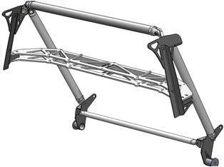 BK B- PILLAR BRACE COMPLETE SYSTEM