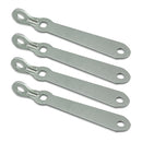 BK LAP BELT MOUNT KIT (PAIR) - INSIDE AND OUTSIDE MOUNTS FOR 2 SEATS - LONG-1