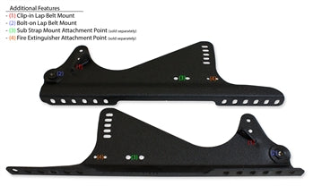 BK PASSENGER SIDE- MOUNTING AFTERMARKET SEATS DIRECT TO FLOOR - SEAT WIDTHS BETW