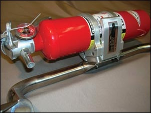 BK QUICK RELEASE FIRE EXTINGUISHER MOUNT