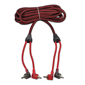 DS18 Level 2 RCA Wire 12-Feet Smart 90-Degree Connectors