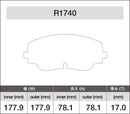 iSWEEP Brake Pads | Front • MQBe Golf R Mk8, S3 8Y-2