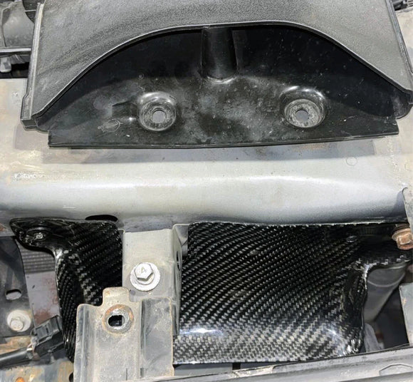 Rexpeed Carbon Fiber Grille Intake Guide for Evo X (R192)