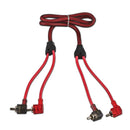 DS18 Level 2 RCA Wire 3-Feet Smart 90-Degree Connectors-1