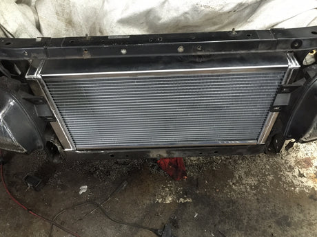 Chase Bays 89-02 Nissan 240SX S13/S14/S15 -20AN Tucked Aluminum Radiator (Rad Only) - 0