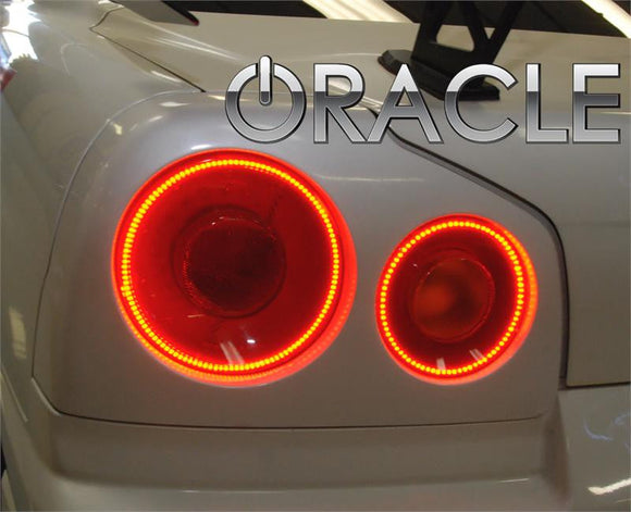 Oracle Nissan Skyline 98-01 LED Halo Kit Tail Light Halo Kit - White SEE WARRANTY