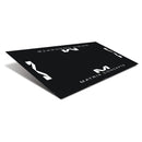 Matrix Concepts R8 Rubber 3MM 4 Foot X 8 Foot Floor Mat - Black/White-1