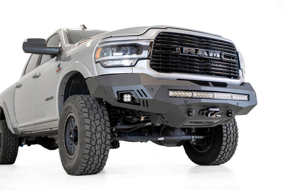 Addictive Desert Designs 19-20 RAM 2500/3500 Hammer Black Stealth Fighter Front Bumper