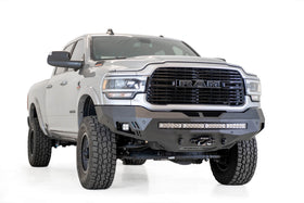 Addictive Desert Designs 19-20 RAM 2500/3500 Hammer Black Stealth Fighter Front Bumper - 0