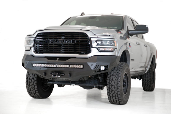 Addictive Desert Designs 19-20 RAM 2500/3500 Hammer Black Stealth Fighter Front Bumper